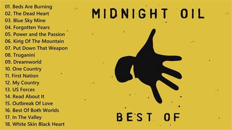 Midnight Oil Greatest Hits - Best Midnight Oil Songs - YouTube