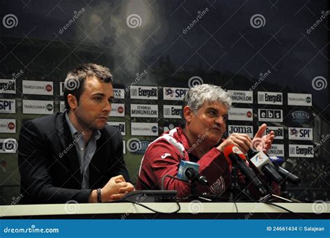 Football Coach at a Press Conference Editorial Stock Image - Image of ...