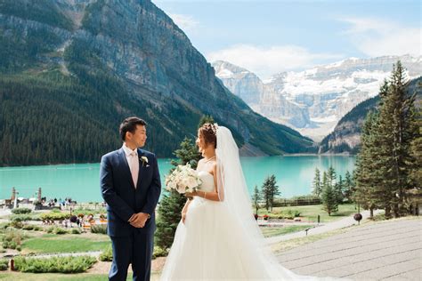 A Romantic, Classic Wedding at the Fairmont Chateau Lake Louise in Lake Louise, Alberta