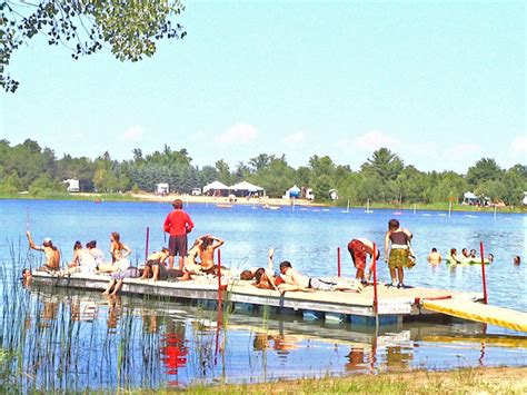 Lucky Lake Campground in Rothbury, Michigan