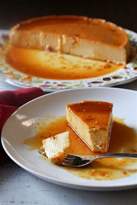 Cream Cheese Flan with Caramel Sauce | Recipe | Cream cheese flan, Flan, Flan recipe