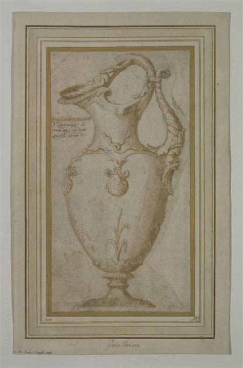 Design for an ewer | Romano, Giulio | V&A Explore The Collections