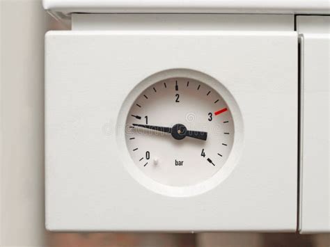 Water Gas Heater Pressure Gauge Stock Image - Image of water, manometru ...