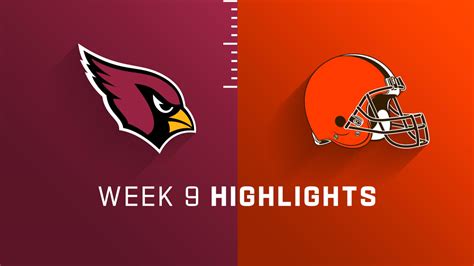 Cardinals vs. Browns highlights Week 9