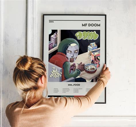 MF Doom Mm Food Album Cover Print Poster Digital Download - Etsy