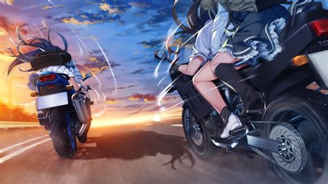 Anime Biker Girl Wallpapers - Wallpaper Cave