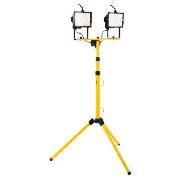 Rolson 1000W Twin Head Halogen Work Light on Stand - review, compare prices, buy online