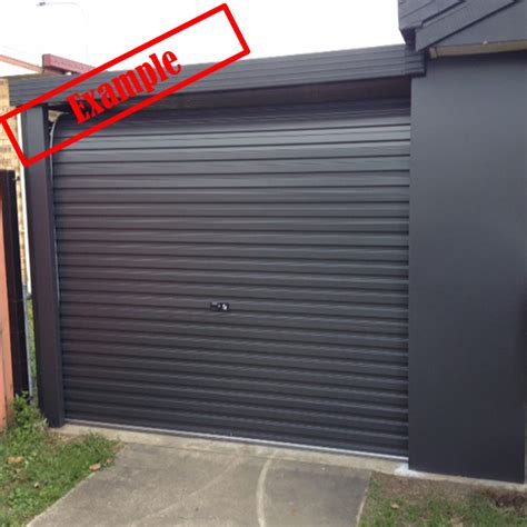 AA Series Taurean Garage Roller Door - Monument Colour - 2500mmH x 4900mmW - Automatic Remote Access