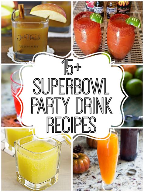 15+ Superbowl Party Drink Recipes - Tastefully Eclectic