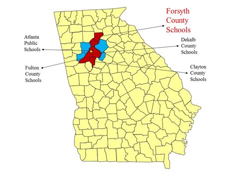 Map Of Forsyth County Ga - Maps For You