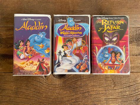 Vintage Aladdin VHS Movies // You Choose // Aladdin Aladdin & - Etsy Canada