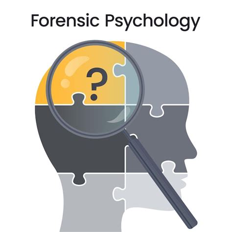 Premium Vector | Forensic psychology vector illustration graphic