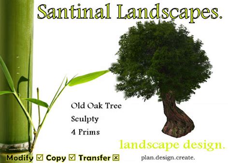 Second Life Marketplace - Santinal Landscapes - Old Oak Tree