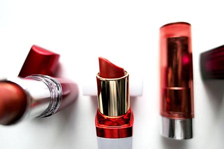 Royalty-Free photo: Shallow focus photography of red lipstick | PickPik
