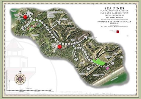 Sea Pines Resort Beach Club Context Map | Sea pines resort, Beach club ...