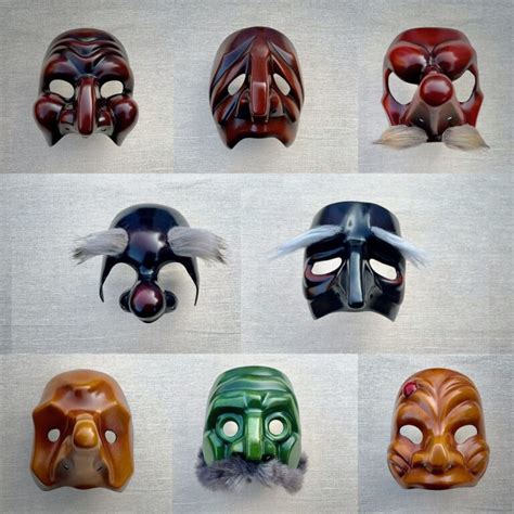 Commedia dell'Arte Masks | Strangeface Masks