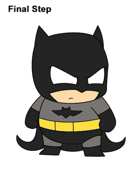 22 Easy Batman Drawing Ideas - Step By Step Guide - DIY Crafts