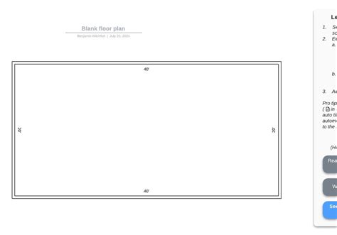 Printable Blank Floor Plan Template