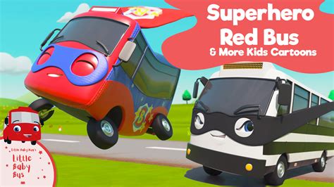 Amazon.com: Little Baby Bus - Superhero Red Bus & More Kids Cartoons : Moonbug Entertainment ...