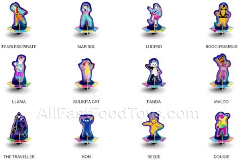 McDonald's Just Dance Happy Meal Toys Complete Set of 12 Toy Collection Netherlands April May 2023