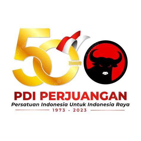 Logo Pdip 2022, Ulang Tahun Pdi 2022, Selamat Pdi 2022, Logo Hut Pdi Perjuangan 2022 PNG dan ...