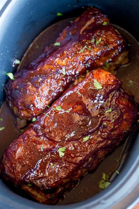 Slow Cooker Barbecue Ribs | FaveSouthernRecipes.com