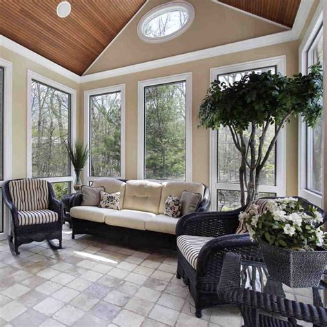 Xây dựng sunroom decorating ideas Thêm sự thoải mái vào không gian sống ...