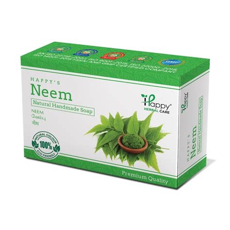 Happy Herbal Care Organic Pure Neem Soap | Happy Herbal Care