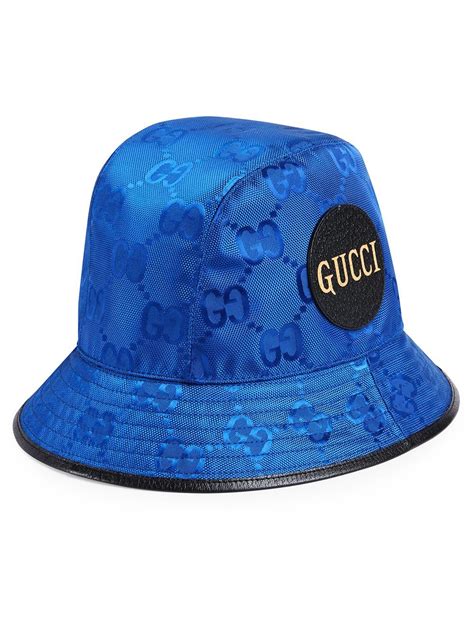 Gucci Off The Grid bucket hat - Blue | Gucci, Mens bucket hats, Gucci bucket hat