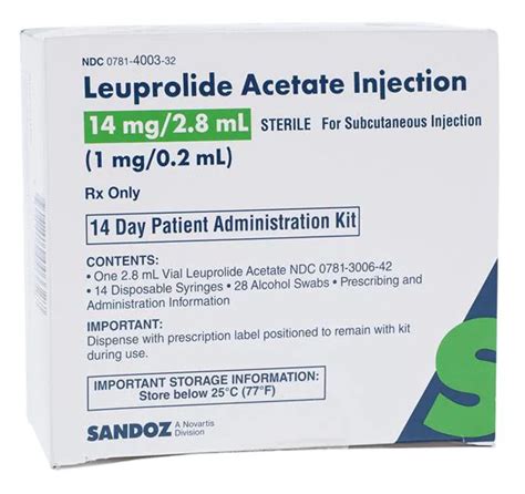 Leuprolide Acetate 2 Week Kit Injection – Metro Drugs