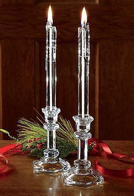 oil lamp glass candlesticks | Create a magical glow with our crystal candles and holders ...