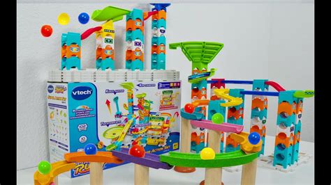 Vtech Marble Run Race with Plan Toys Marble Run Deluxe | ASMR - YouTube