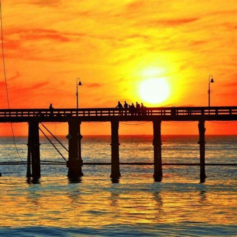 Sunset Ventura Pier Ventura Pier, Ventura County, Celestial, Sunset, Outdoor, Outdoors, Sunsets ...