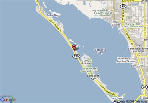 Map of Resortquest The Beach Longboat Key, Longboat Key