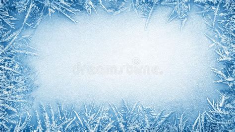 Ice Frost Frame Winter Background