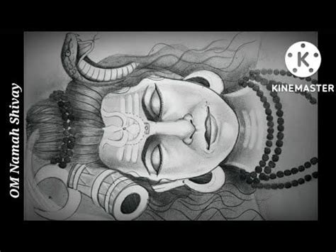 How to draw a beautiful pencil shading sketch of lordshiva meditating ...