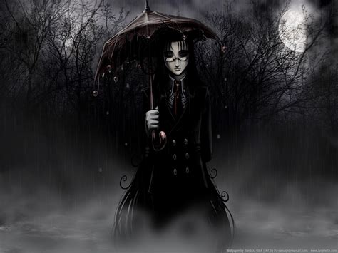 Dark Anime Girl Wallpaper - WallpaperSafari