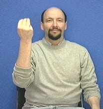 "Monday" American Sign Language (ASL)