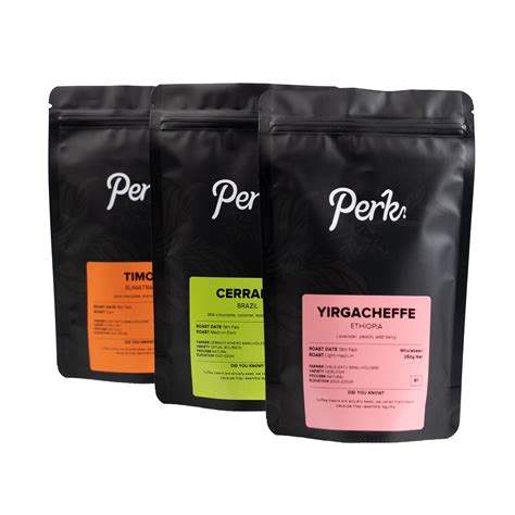 Perk Coffee Taster Pack Trio - Perk Coffee Singapore