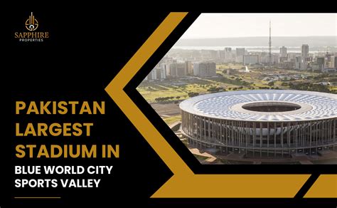 Pakistan Largest Cricket Stadium In Blue World City Sports Valley