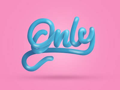 3D text in Adobe Photoshop by diana on Dribbble