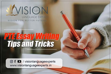 PTE Essay Writing Tips and Tricks