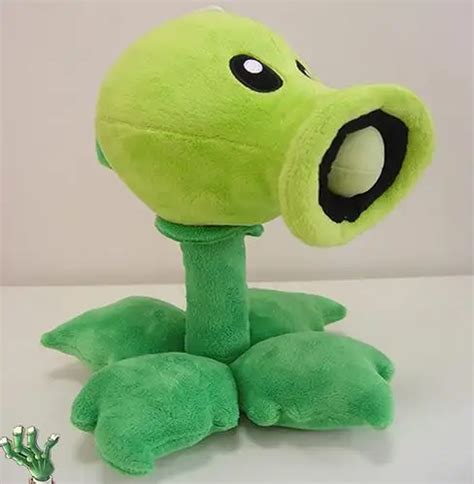 30cm Plants vs Zombies Pea Shooter Plush Toys Doll Soft Plush Stuffed ...