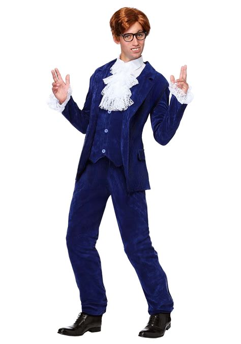 Men's Deluxe Blue '60s Swinger Costume