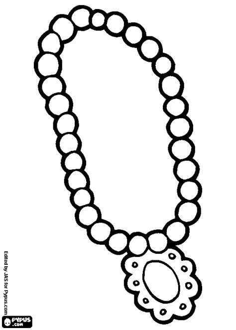 Necklace Coloring Page at GetColorings.com | Free printable colorings ...