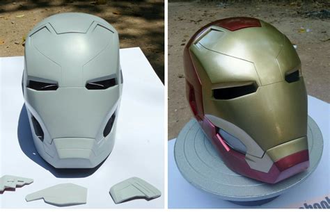 Iron man mark 46 helmet raw cast kits HD details