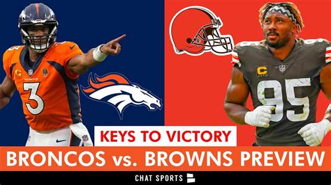 Broncos vs. Browns Week 12 Preview: Score Prediction, Injury News | Win ...