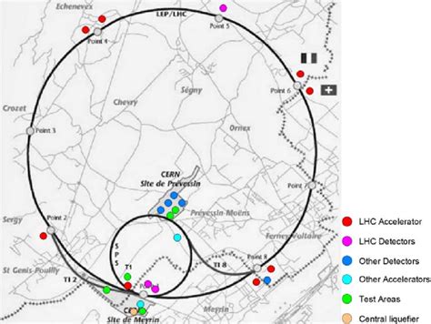 Cern Switzerland Map