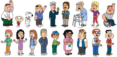 Family Guy Characters by Mighty355 on DeviantArt