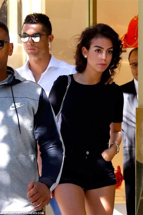 Cristiano Ronaldo and Georgina Rodriguez shop in Madrid | Daily Mail Online